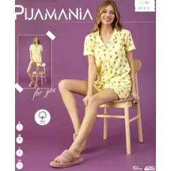 Pijama dama batal galben Premium ShopHome