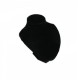 Suport coliere negru  18 cm 