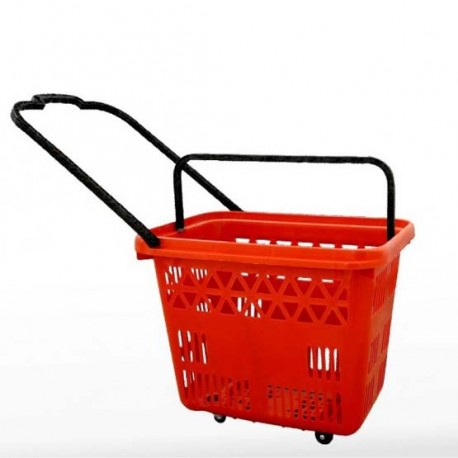 Carucior plastic cu 2 manere 54 litri