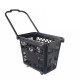 Carucior plastic cu 2 manere 54 litri