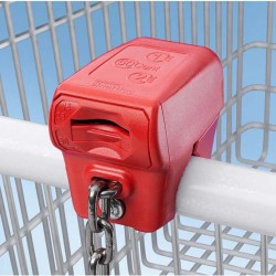 Antifurt cu moneda pentru carucioare supermarket