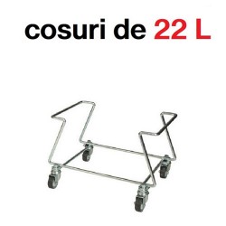 Suport cu roti  cosuri supermarket  22 l