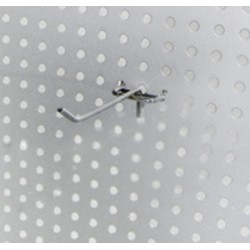Cui metalic cu prindere dubla pe plasa perforata 10 cm