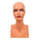 Cap manechin dama plastic bej machiat  