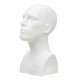 Cap manechin barbat plastic alb  