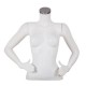 Bust dama cu maini  din plastic alb 