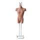 Bust barbat din plastic cu scarita