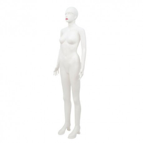 Manechin dama elegant din plastic alb