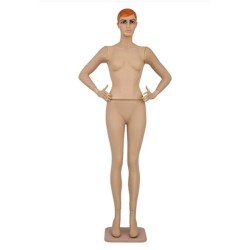 Manechin dama plastic cu talpa – maini in sold