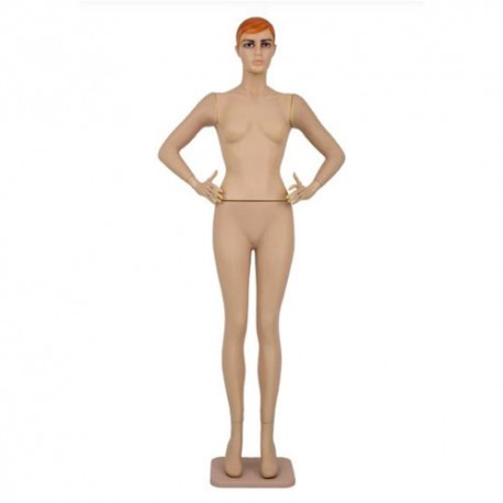 Manechin dama plastic cu talpa – maini in sold