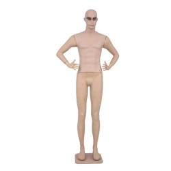 Manechin barbat  plastic cu ambele maini in sold