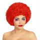 Peruca afro rosu
