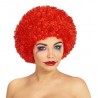 Peruca afro rosu
