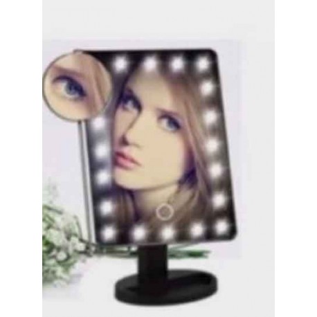 Oglinda machiaj cu led si touch