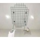 Plasa cromata 90 cm din sarma cu prindere pe perete
