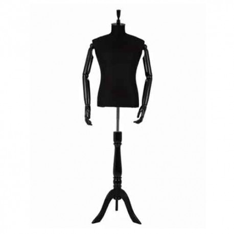 Manechin barbat negru cu maini mobile 44