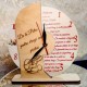 Ceas din lemn - Cadou Paste