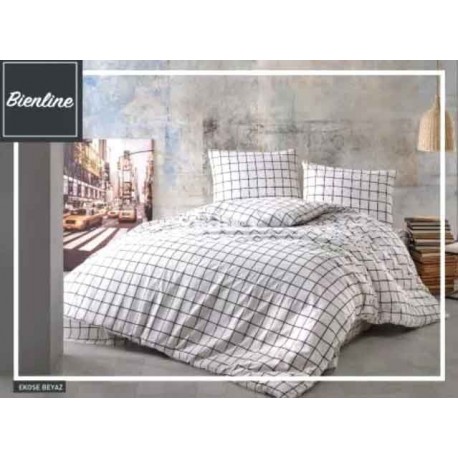 LENJERIE DE PAT DOUBLE BIENLINE EKOSE BEYAZ 