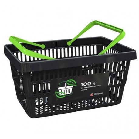 Cos cumparaturi ROCK 20 litri negru eco  