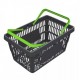 Cos cumparaturi ROCK 20 litri negru eco  