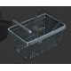 Cos cumparaturi market ROCK 20 litri  negru