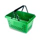 Cos de cumparaturi „KON” 20 l  verde