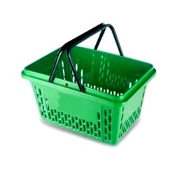 Cos de cumparaturi „KON” 20 l  verde