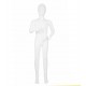 Manechin copil din plastic alb cu cap futurist 135 cm