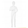 Manechin copil din plastic alb cu cap futurist 135 cm