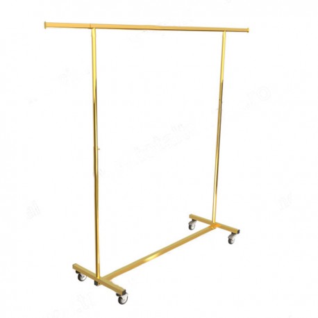 Stender metalic auriu cu inaltime reglabila 100- 200 cm