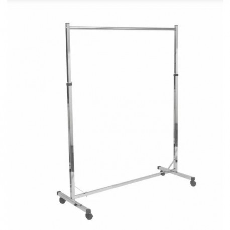 Suport expunere haine cromat inaltime reglabila 140 - 160 cm