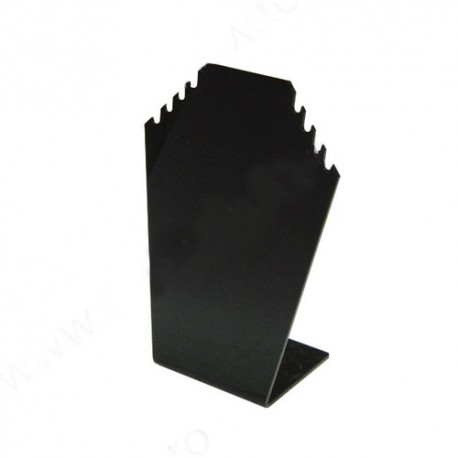 Suport coliere plexiglas negru