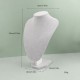 Suport coliere catifea gri 30 cm