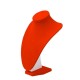 Suport 3D coliere catifea rosu 25 cm