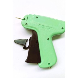Pistol etichetat material textil