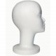 Cap femeie din polistiren alb 