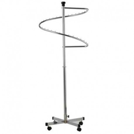 Stender rotativ cromat cu opritori dispuse in spirala