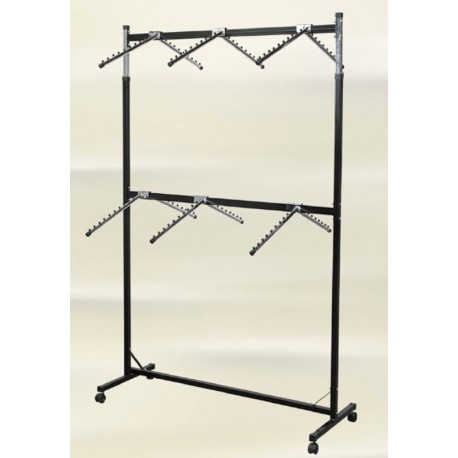 Stender vopsit dublu cu 12 expozitori