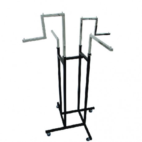 Stender metalic cu expozitori in “Z”