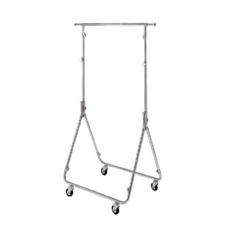 Stender pliabil cromat cu roti