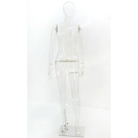  Manechin spatial dama transparent din plastic,