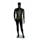 Manechin barbat plastic negru lucios