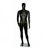 Manechin barbat plastic negru lucios