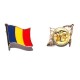 Insigna tricolor din metal