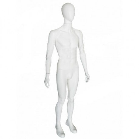 Manechin spatial din plastic culoare alb