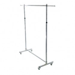 Stender metalic reglabil cu expozitori laterali  