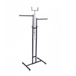 Stender metalic cu doua brate de expunere reglabile individual