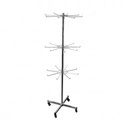 Stender metalic pentru cravate si esarfe 1.77 m