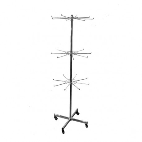 Stender metalic pentru cravate si esarfe 1.77 m